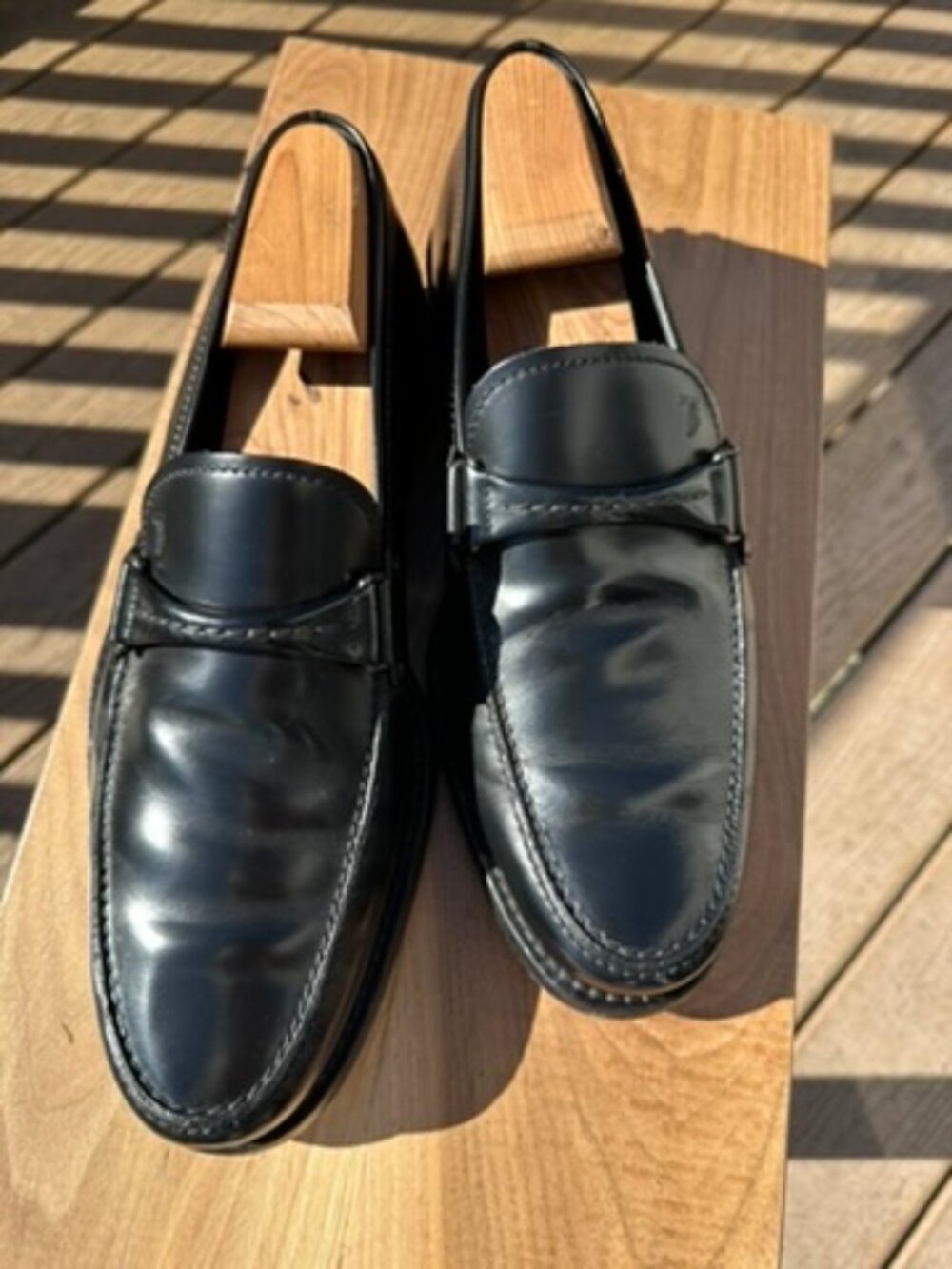 Tod's Men's Loafers Black EU 42/US 9.5/IT 8 VG Condition